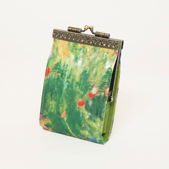Artist Inspired RFID Card Holder | Monet's Alice Gardens - Picture 1 of 1